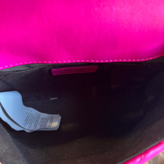 VERSACE Dark Fuchsia Quilted La Medusa Chain Crossbody