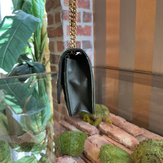 CHANEL Pillow Crush Wallet On Chain Olive Green Lambskin Crossbody