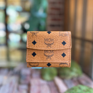 MCM Coganc Visetos Monogram Bifold Wallet