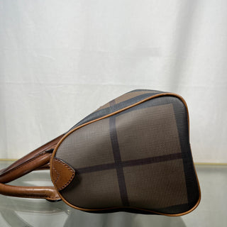 BURBERRY Chester Smoked Check Small Bowling Bag