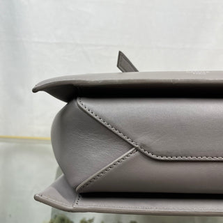 CELINE Tri-fold Medium Grey Shoulder Bag