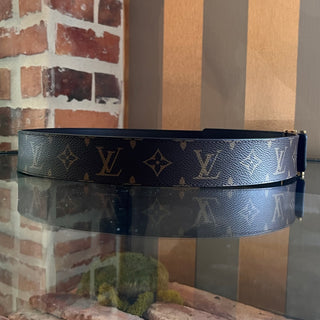 LOUIS VUITTON Reversible LV Monogram Brown Leather Belt SZ 100/40