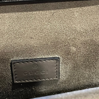 GUCCI Dionysus Beige GG Supreme Monogram Canvas Top Handle Bag