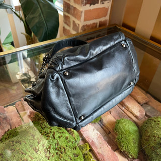 CHANEL Rock and Chic Black Lambskin Shoulder Bag