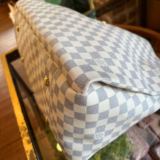 LOUIS VUITTON Artsy Damier Azur Canvas Hobo Bag