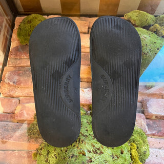 BURBERRY Archive Beige Check Rubber Slides SZ 39 (US 9)