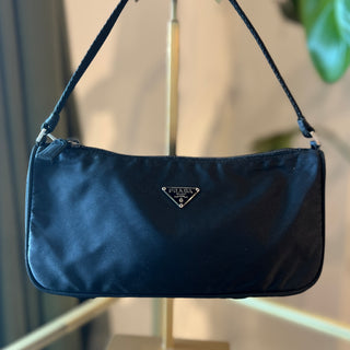 PRADA Tessuto Nylon Mini Pochette Shoulder Bag