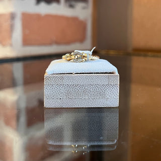 DAVID YURMAN Petite Buckle 18K Yellow Gold with Diamonds Ring