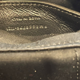 SAINT LAURENT YSL Vanity 80s Quilted Grained Leather Crossbody Bag