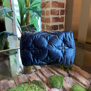 LOUIS VUITTON Speedy Bandouliere 25  Monogram Pillow Navy Econyl Satchel Bag