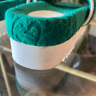 Adidas x Gucci GG Platform Sandal SZ 40