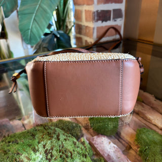 LOEWE Raffia Mini Hammock Crossbody