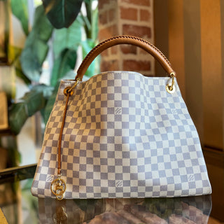 LOUIS VUITTON Artsy Damier Azur Canvas Hobo Bag