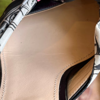 PRADA Bow Polka Dot Heels SZ37.5(7.5US)