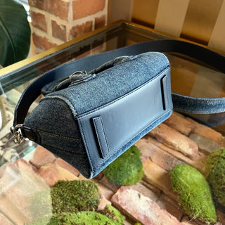 GIVENCHY Antigona Lock Toy Denim Top Handle Bag