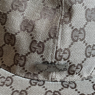 GUCCI Beige GG Canvas Baseball Hat SZL