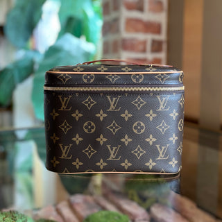 LOUIS VUITTON Vanity Monogram Brown Canvas Top Handle Bag