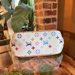 LOUIS VUITTON Marilyn White Monogram Multicolor Canvas Shoulder Bag