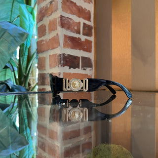 VERSACE MOD 4361 GB1/87 Black Acetate Square Sunglasses