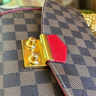 LOUIS VUITTON Caissa Damier Ebene Canvas Shoulder Bag