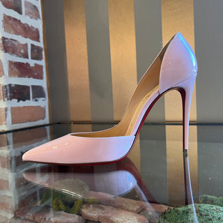 CHRISTIAN LOUBOUTIN Iriza 100 Patent Leather Pink Pumps SZ 39.5 (US 9.5)