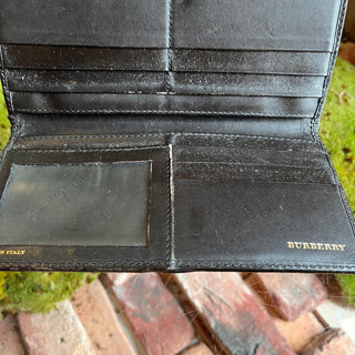 BURBERRY Brown Nova Check Canvas Wallet