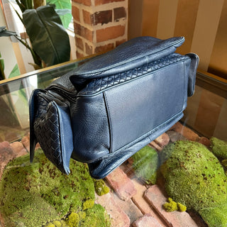 BOTTEGA VENETA Cocker Intrecciato-Trimmed Cervo Leather Hobo Bag