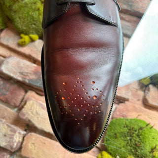 LOUIS VUITTON Mens Brown Leather Loafers SZ 10.5