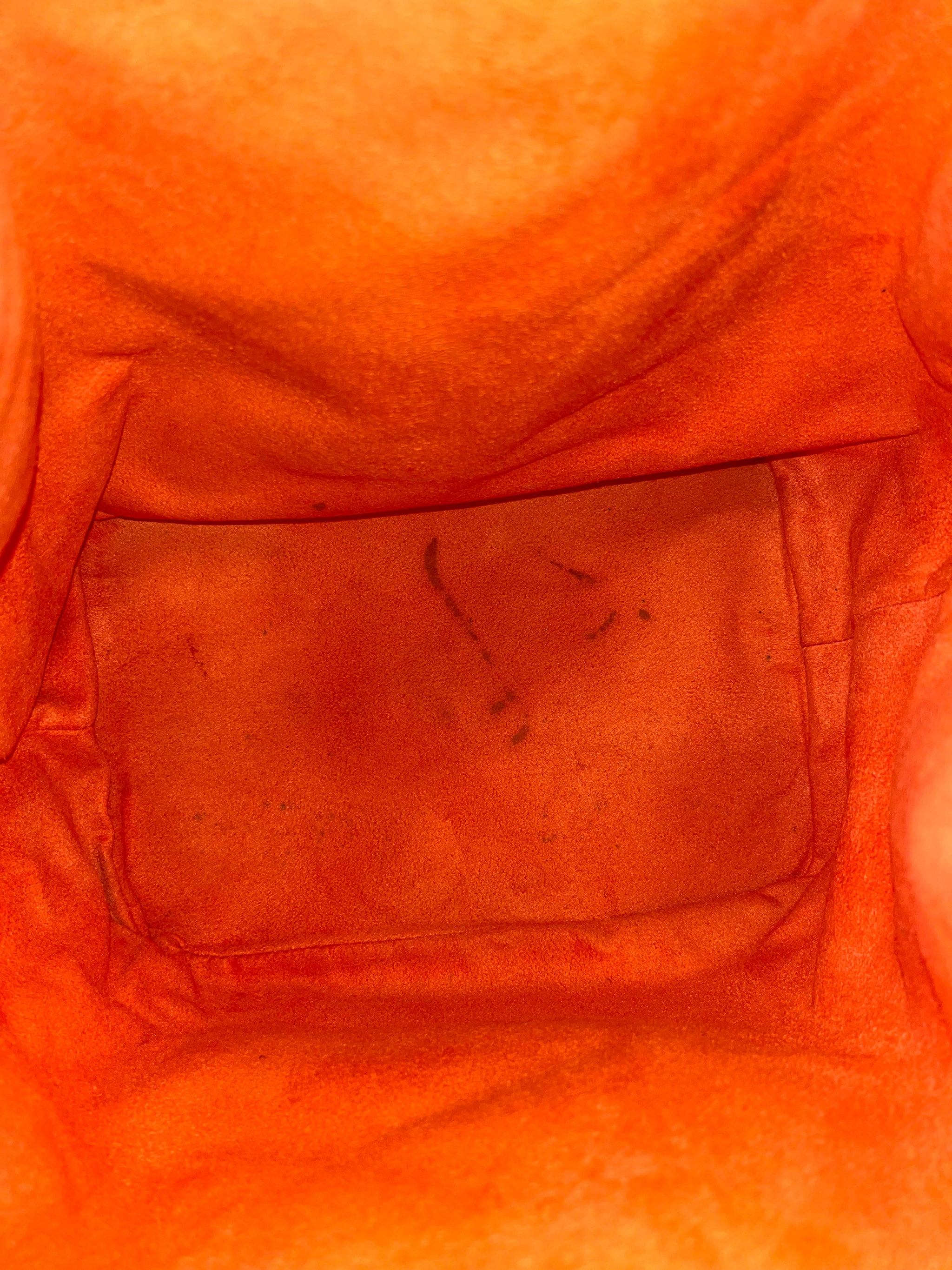 LOUIS VUITTON Orange Epi Leather Noe Bucket Bag - 14x10x7