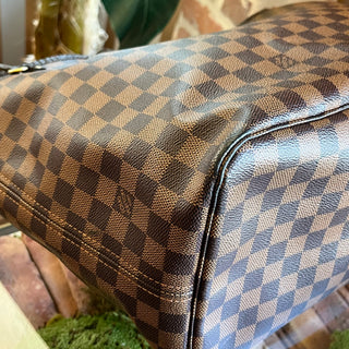 LOUIS VUITTON Neverfull GM Damier Ebene Canvas Tote Bag