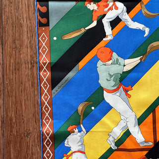 HERMES Pilotari 90CM Mulitcolor Silk Scarf