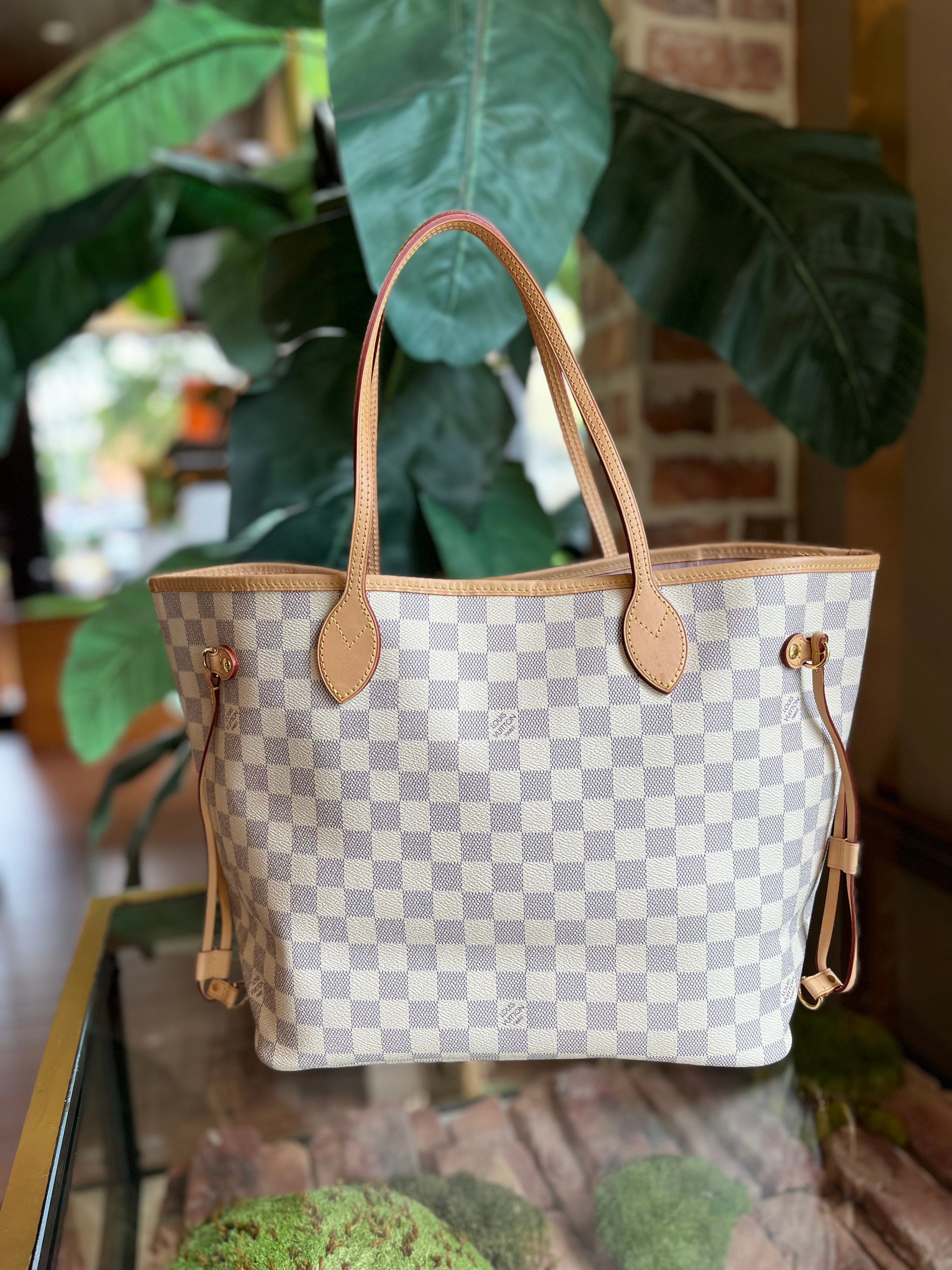 Louis Vuitton - LV Neverfull MM In Rose Ballerine With Quality Bag