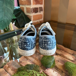 FENDI Domino Denim Sneakers SZ 7