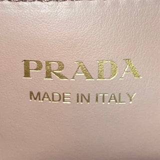 PRADA Monochrome Medium Cipria Saffiano Cuir Calfskin Satchel