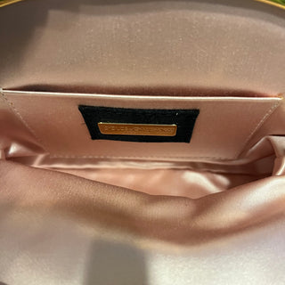 DOLCE&GABBANA Borsa Da Sera Pizzo Black Satin Evening Bag