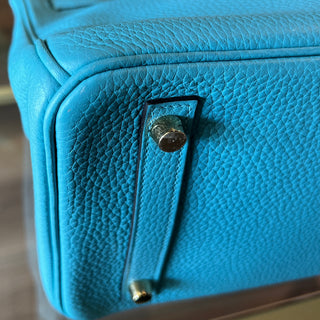 HERMES Bleu Paon Togo Birkin 30