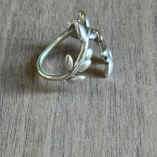 TIFFANY & CO. Olive Leaf Bypass Ring 6