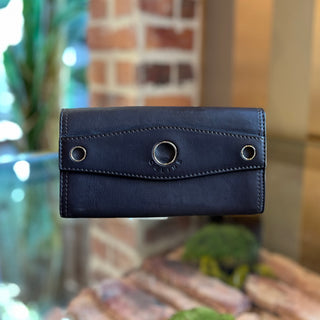 CELINE Brown Leather Wallet
