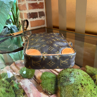 LOUIS VUITTON Danube Brown Monogram Canvas Vintage Crossbody Bag