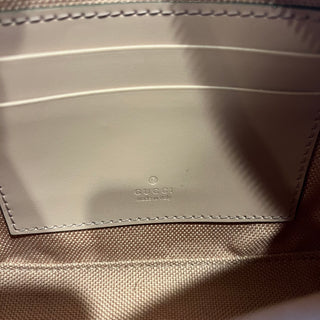 GUCCI Super Mini Jumbo GG Embossed Leather Crossbody Bag