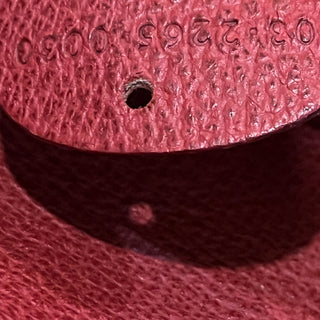 GUCCI Vintage Red Suede Bamboo Backpack Bag