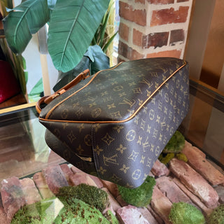 LOUIS VUITTON Deauville Brown Monogram Canvas Vintage Satchel