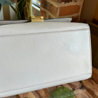 CELINE Small Tri-Color Black & Pink Smooth Calfskin and Nubuck Tote Bag