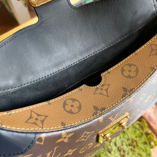 LOUIS VUITTON Twinny Reverse Monogram Brown Canvas Shoulder Bag