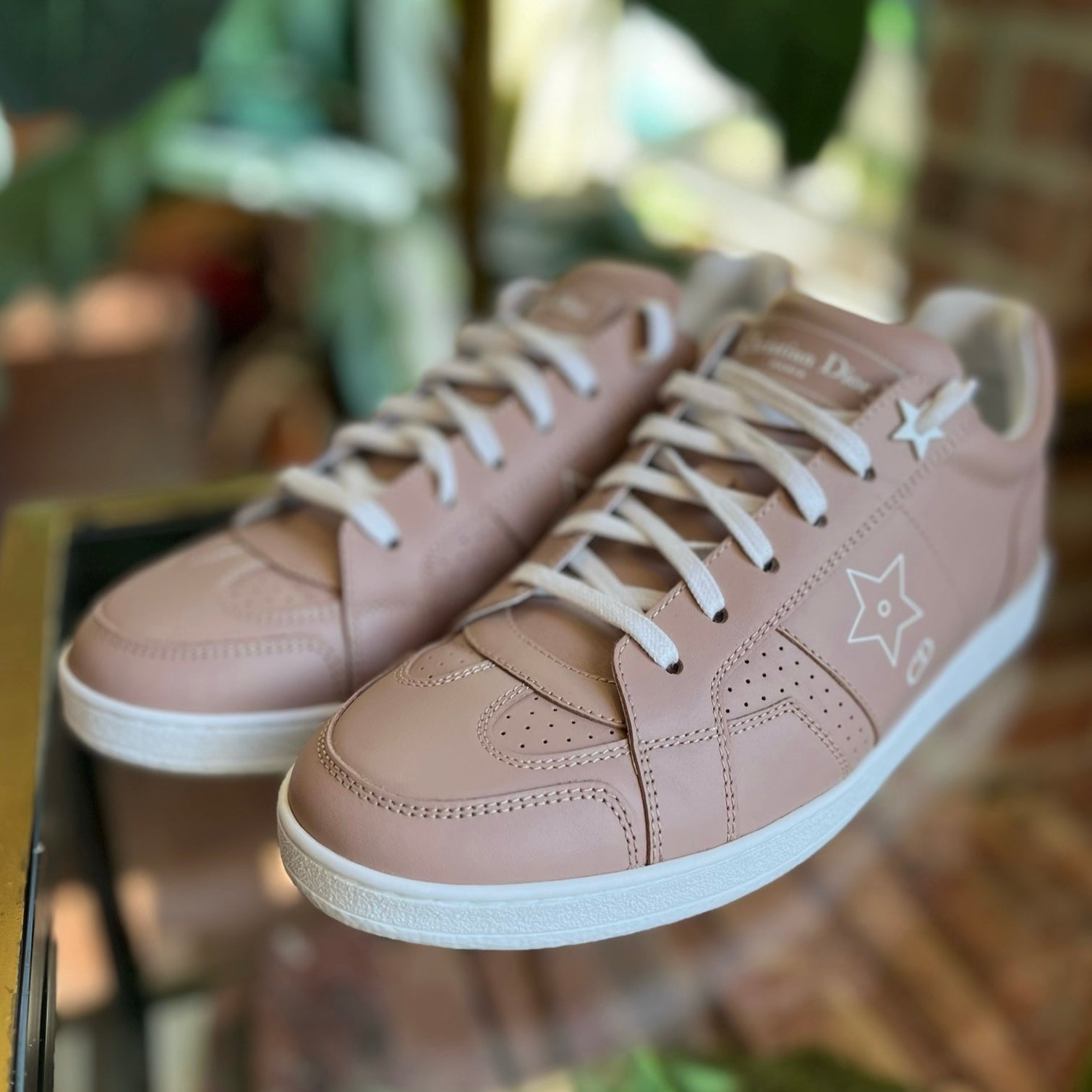 CHRISTIAN DIOR Men's Nude Star Trainers Sz 39