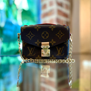 LOUIS VUITTON Metis Micro Monogram Shoulder Bag