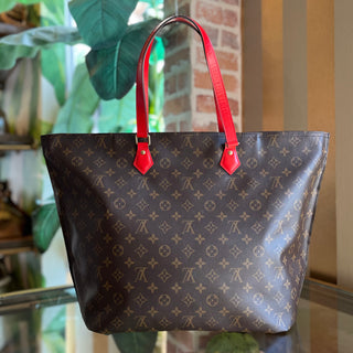 LOUIS VUITTON All-In MM Coquelicot Monogram Canvas Tote Bag