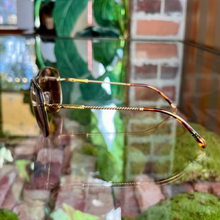 TIFFANY & CO TF3039-B Brown Gold Metal Tortoise Sunglasses