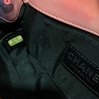 CHANEL Flower Power Extra Mini Quilted Lambskin Flap Shoulder Bag