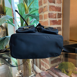 TORY BURCH Black Nylon Backpack Bag